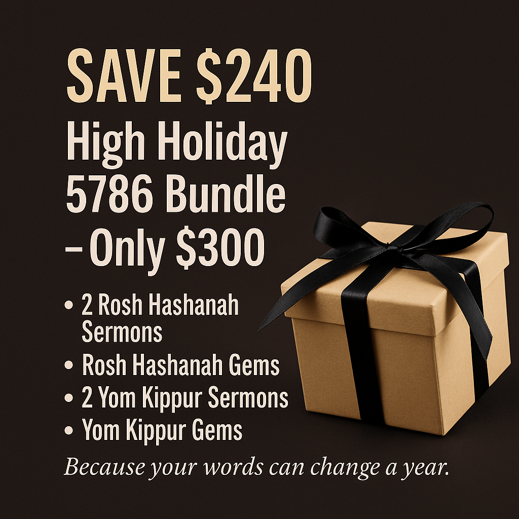 High Holiday 5786 Package